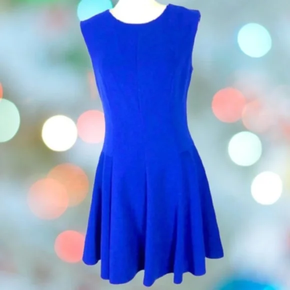 Eliza J Women's Textured Knit Fit and Flare Dress